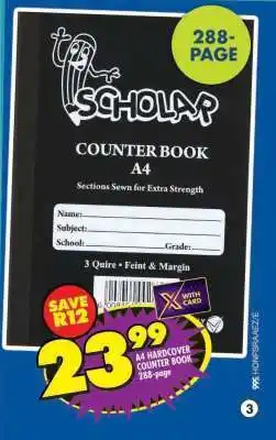 Shoprite A4 HARD COVER COUNTER BOOK 288-page offer