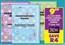 Shoprite A4 CASH BOOK LEDGER/JOURNAL/ACCOUNTING JOURNAL offer
