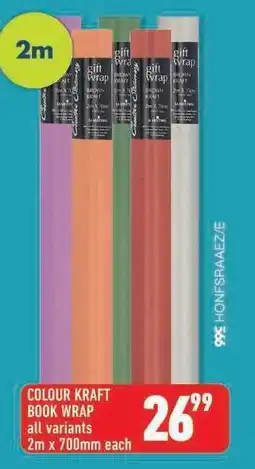 Shoprite COLOUR KRAFT BOOK WRAP offer