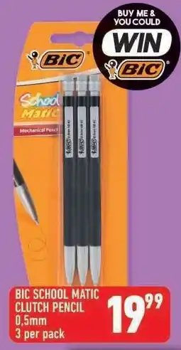 Shoprite BIC SCHOOL MATIC CLUTCH PENCIL offer