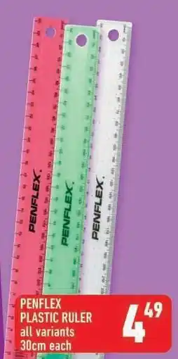 Shoprite PENFLEX PLASTIC RULER offer