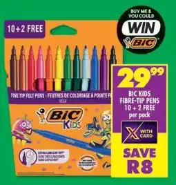 Shoprite BIC Kids Fibre-Tip Pens 10 + 2 Free offer
