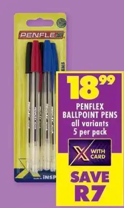 Shoprite PENFLEX BALLPOINT PENS offer