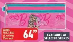 Shoprite BARBIE PENCIL BAG offer