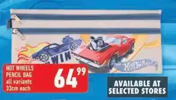 Shoprite HOT WHEELS PENCIL BAG offer