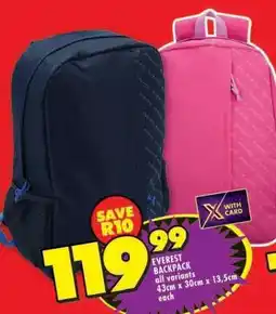 Shoprite EVEREST BACKPACK offer