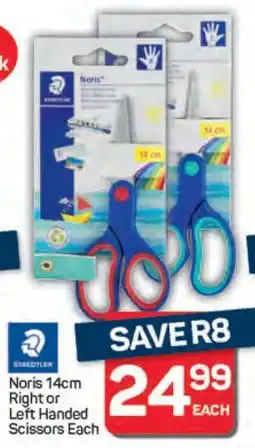 Pick n Pay Noris 14cm Right or Left Handed Scissors Each offer