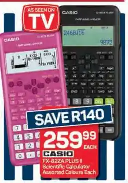 Pick n Pay CASIO FX-82ZA PLUS II offer