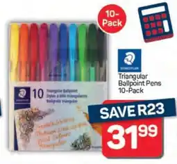 Pick n Pay Triangular Ballpoint Pens 10-Pack offer