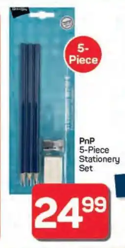 Pick n Pay PnP 5-Piece Stationery Set offer