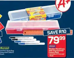 Pick n Pay Rite Box Pencil Case with Tray Assorted Colours Each offer