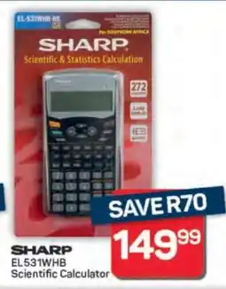 Pick n Pay SHARP EL531WHB Scientific Calculator offer