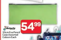 Pick n Pay Butterfly 33cm Eva Pencil Case Assorted Colours Each offer