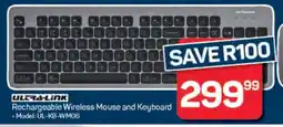 Pick n Pay Rechargeable Wireless Mouse and Keyboard offer