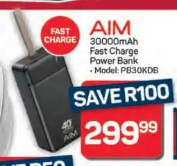 Pick n Pay AIM 30000mAh Fast Charge Power Bank offer