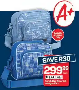 Pick n Pay Lunch Bag Assorted Designs Each offer