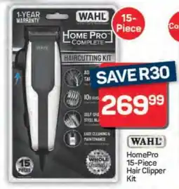 Pick n Pay WAHL HomePro 15-Piece Hair Clipper Kit offer