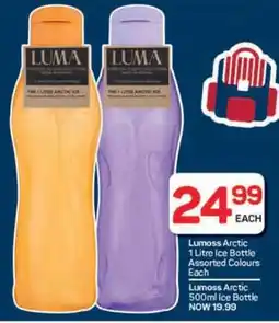 Pick n Pay Lumoss Arctic 1 Litre Ice Bottle Assorted Colours Each offer