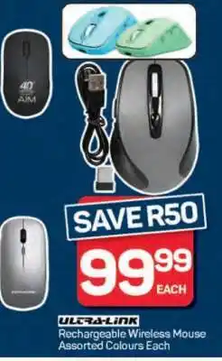 Pick n Pay Ultra-Link Rechargeable Wireless Mouse offer