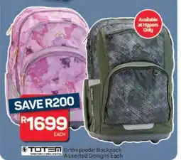 Pick n Pay Orthopaedic Backpack Assorted Designs Each offer
