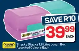 Pick n Pay Snacka Stacka 1.8 Litre Lunch Box offer
