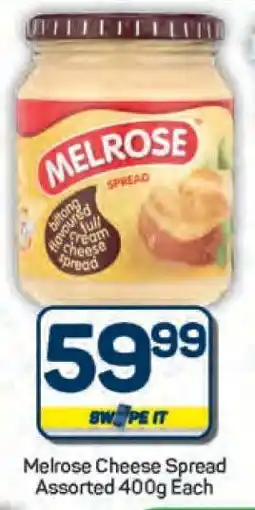 Pick n Pay Melrose Cheese Spread Assorted-400g Each offer