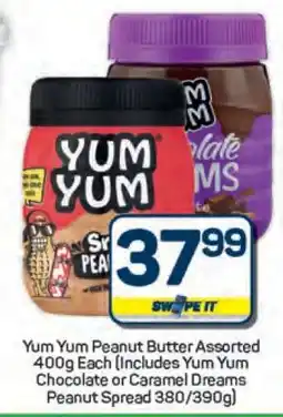 Pick n Pay Yum Yum Peanut Butter Assorted-400g Each offer