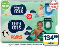 Pick n Pay Tiny Tots Pants Value Pack Assorted Per Pack offer