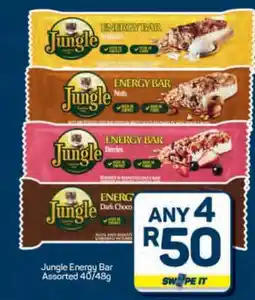 Pick n Pay Jungle Energy Bar Assorted 40/48g offer