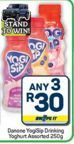 Pick n Pay Danone Yogisip Drinking Yoghurt Assorted 250g offer