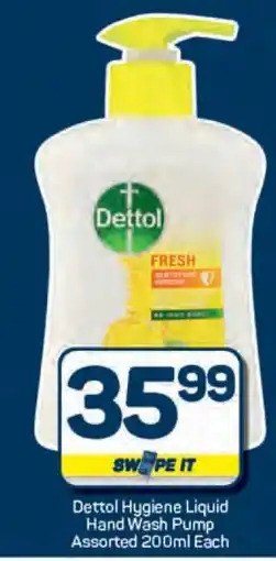 Pick n Pay Dettol Hygiene Liquid Hand Wash Pump Assorted 200ml Each offer