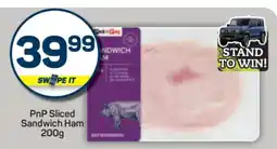 Pick n Pay PnP Sliced Sandwich Ham 200g offer