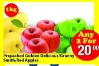 Check Save Prepacked Golden Delicious/Granny Smith/Red Apples offer