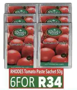 Supa Store Rhodes Tomato Paste Sachet offer