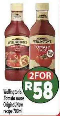 Supa Store Wellington's Tomato Sauce Original/ New Recipe offer