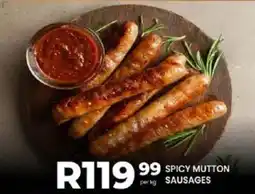 Take 'n Pay Spicy mutton sausages offer