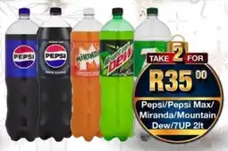 Take 'n Pay Pepsi/ Pepsi Max/ Miranda/ Mountain Dew/ 7UP offer