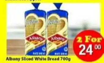Check Save Albany Sliced White Bread 700g offer