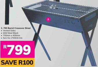 Game Megamaster 700 Barrel Crossover Braai offer