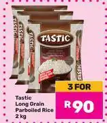Game Tastic Long Grain Parboiled Rice-For 3 x 2kg offer