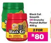 Game Black Cat Smooth Or Crunchy Peanut Butter-For 2 X 400g offer