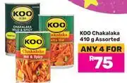 Game Koo Chakalaka Assorted-For Any 4 x 410g offer