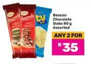 Game Beacon Chocolate Slabs Assorted-For 2 x 80g offer
