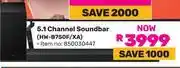 Game Samsung 5.1 Channel Soundbar HW-B750F/XA (850030447) offer