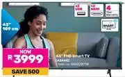 Game Hisense 43 FHD Smart TV 43A4Q offer