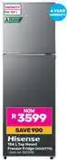 Game Hisense 154L Top Mount Freezer Fridge H225TTS (827008) offer