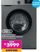 Game Defy 6Kg Front Loader Washing Machine DAW392 (850026326) offer