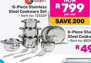 Game Tissolli 15-Piece Stainless Steel Cookware Set 725339-Per Set offer