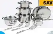 Game Tissolli 15 Piece Stainless Steel Cookware Set (725339)-Per Set offer