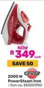Game Genesis 2000W Power Steam Iron (850001980) offer